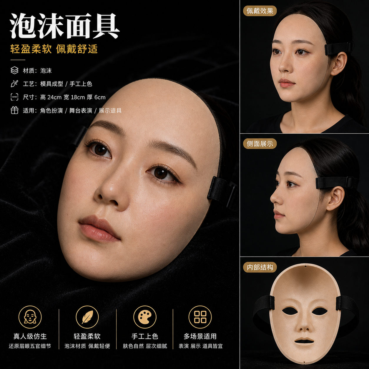 泡沫面具